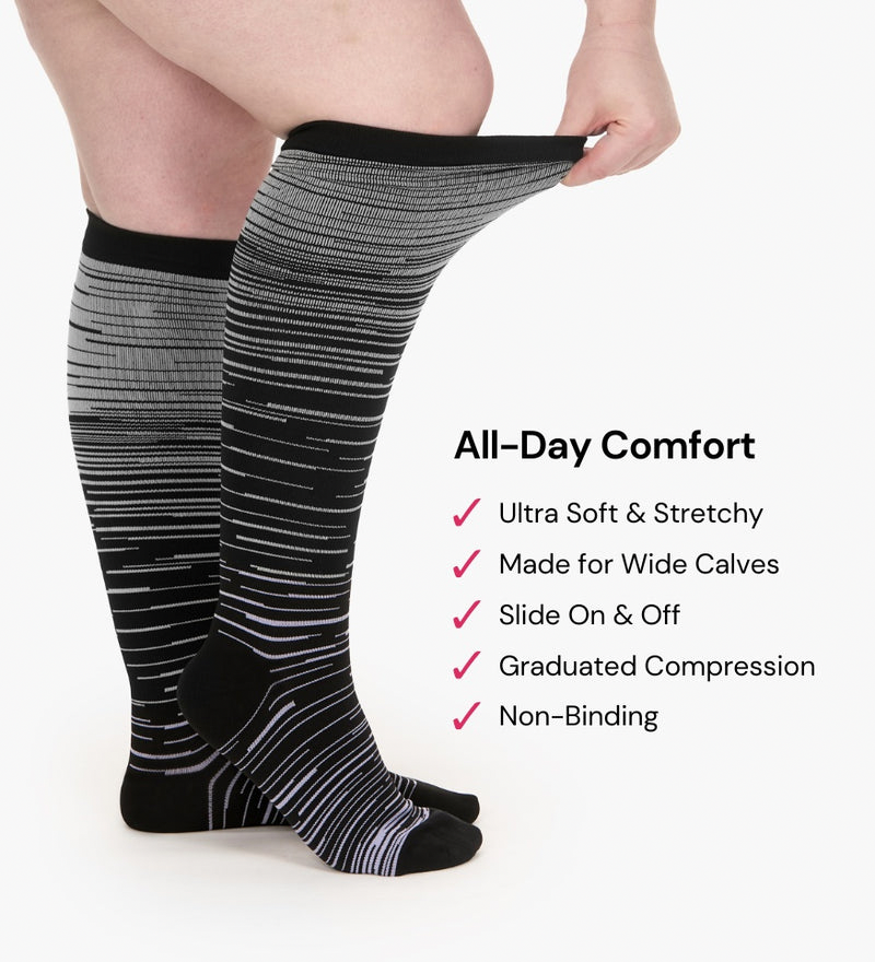 Everstride™ Stripes Compression Socks